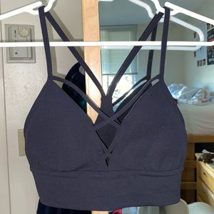 Lululemon Black CrissCross Sports Bra